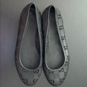 Gucci Etretat Rubber Ballet Flat